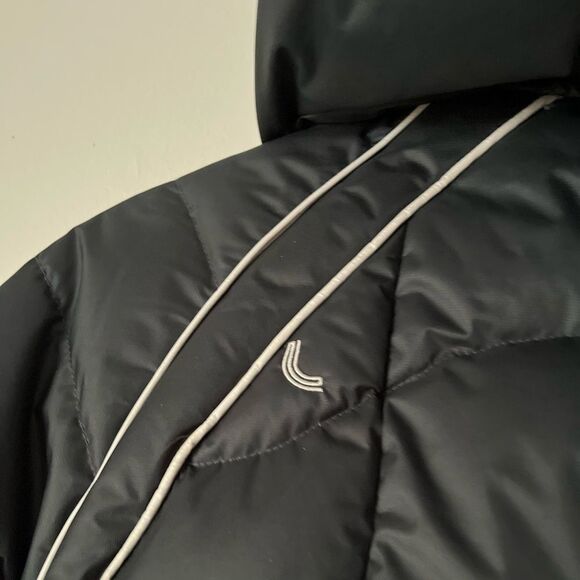 Lole Live Out Loud Every Day black hooded puffer jacket, NWOT, excellent shape,L - Picture 3 of 16
